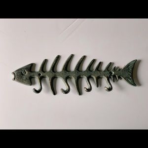 Cast Iron Bonefish Wall Hooks